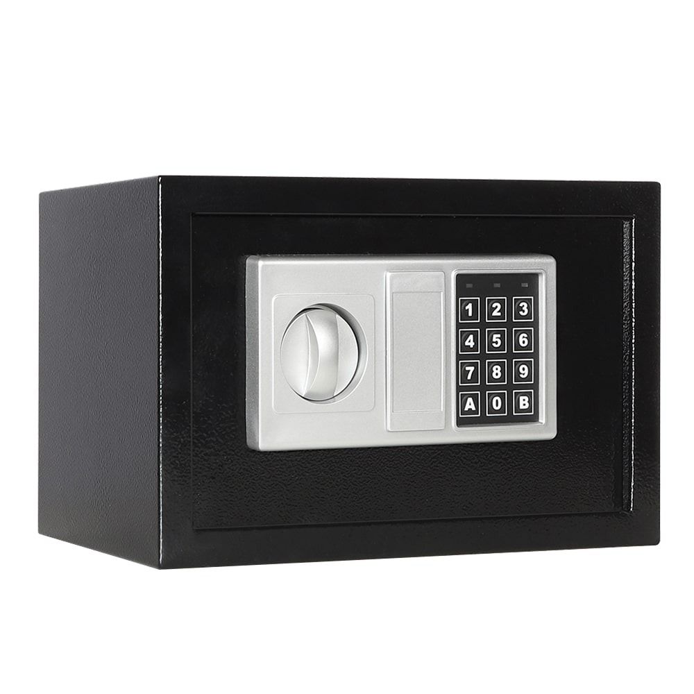 iSAFE Electronic Digital Safe (Black) (Category: Safe) located in Makati City. Submitted by costuless_inc. (Listing ID 1360269937, Image 1). Description: Item Code: SF-20BLK ED SALE PRICE: ₱1,599.00 Note: Price may change without prior notice. iSAFE Electronic Digital Safe ♡ Color: Black ♡ Material: Steel ♡ Size: H20 x W31 x D20cm ♡ Simple keypad interface ♡ One-touch re-set button inside safe ♡ Time out period: After 3 attempts ♡ Pre drilled hol