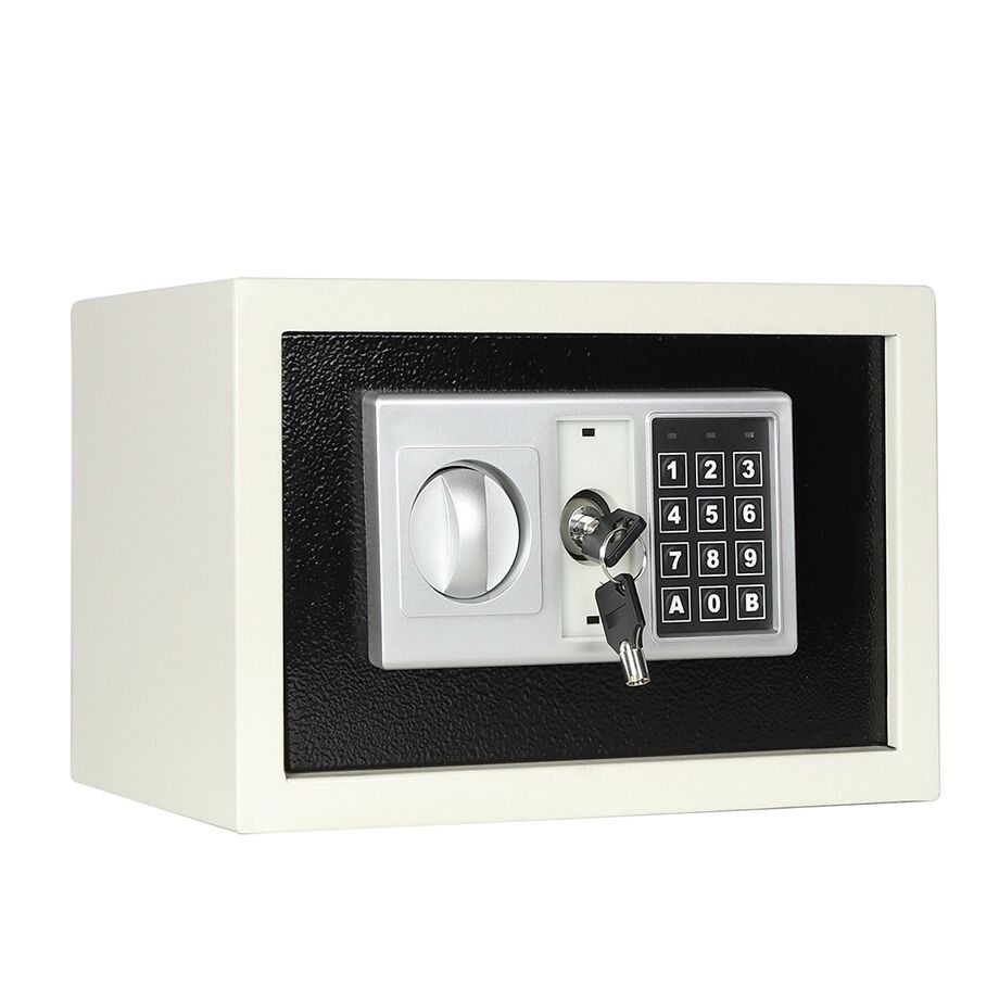 iSAFE™ Electronic Digital Safe (White) (Category: Safe) located in Makati City. Submitted by costuless_inc. (Listing ID 1360281386, Image 2). Description: Item Code: SF-20 ED WB SALE PRICE: ₱1,899.00 Note: Price may change without prior notice. iSAFE Electronic Digital Safe ♡ Color: White Body Black Door ♡ Material: Steel ♡ Size: H20 x W31 x D20cm ♡ Simple keypad interface ♡ One-touch re-set button inside safe ♡ Time out period: After 3 attempts 