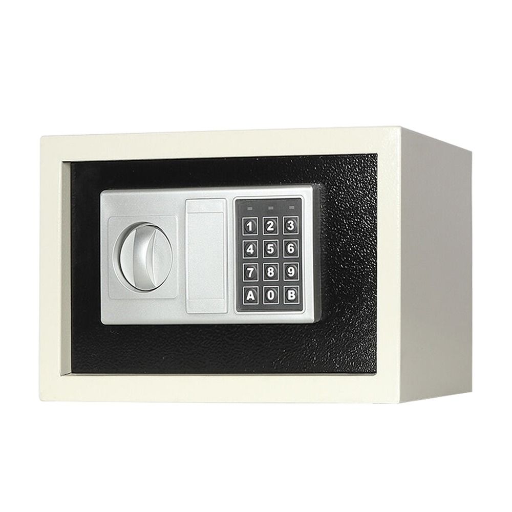iSAFE™ Electronic Digital Safe (White) (Category: Safe) located in Makati City. Submitted by costuless_inc. (Listing ID 1360281386, Image 1). Description: Item Code: SF-20 ED WB SALE PRICE: ₱1,899.00 Note: Price may change without prior notice. iSAFE Electronic Digital Safe ♡ Color: White Body Black Door ♡ Material: Steel ♡ Size: H20 x W31 x D20cm ♡ Simple keypad interface ♡ One-touch re-set button inside safe ♡ Time out period: After 3 attempts 