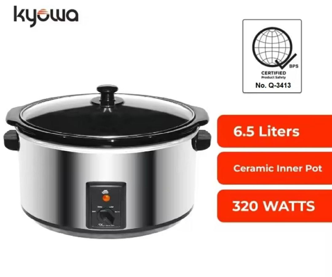Kyowa Slow Cooker / Crackpot (Category: Cookware & Accessories) located in Pasig City. Submitted by timothyfra75573 (Listing ID 1360365035, Image 1). Description: Brand new. RFS: Double purchased .