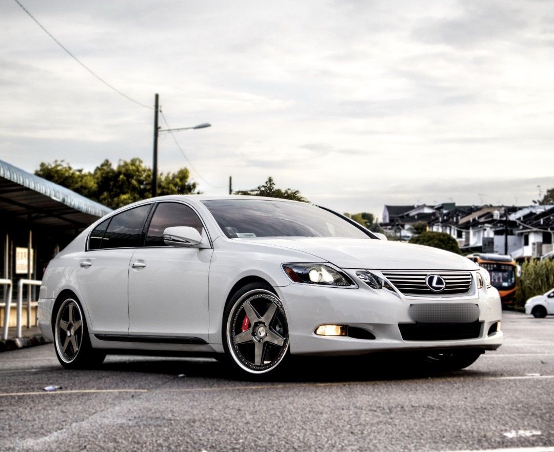 Lexus GS450h Hybrid 3.5 Luxury (A) (Category: Used Cars) located in Singapore. Submitted by wyx_sweatshop (Listing ID 1360362071, Image 1). Description: Lexus GS450H, Year 2010 (Best production Yr) Legendary 2GR-FSE V6 engine that runs so smooth even at 15yrs of age. Peak Japanese performance. 0-100, 5.9s FC: 11.2km/l (real life fig - total avg) Well maintained, serviced on time/ oil change every 8km (5w-30) Mod list (With receipt): Hybrid system