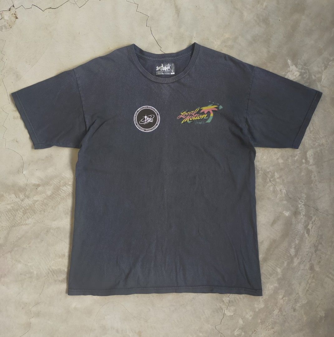 Local Motion Hawaii T-Shirt (Category: Tshirts & Polo Shirts ) located in Cavite. Submitted by akivercelesdorol (Listing ID 1360376726, Image 1). Description: Local Motion Hawaii T-Shirt • Acid Wash Black • 22 x 28 • Single Stitch Body • No Issue 350 FreeShip.