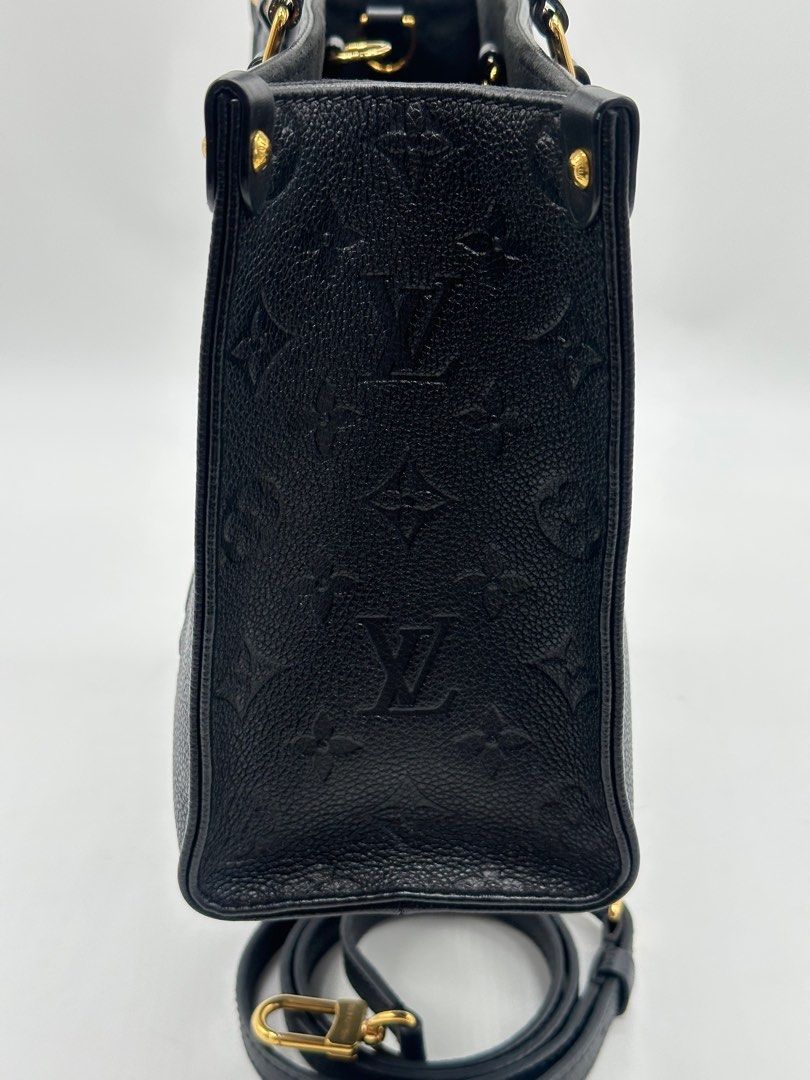 Authentic Louis Vuitton On The Go PM Black (Category: Luxury Bags & Wallets) located in Manila. Submitted by az.purse (Listing ID 1360245499, Image 3). Description: Comes with box, dustbag and entrupy certificate Money-back guaranteed if proven fake..