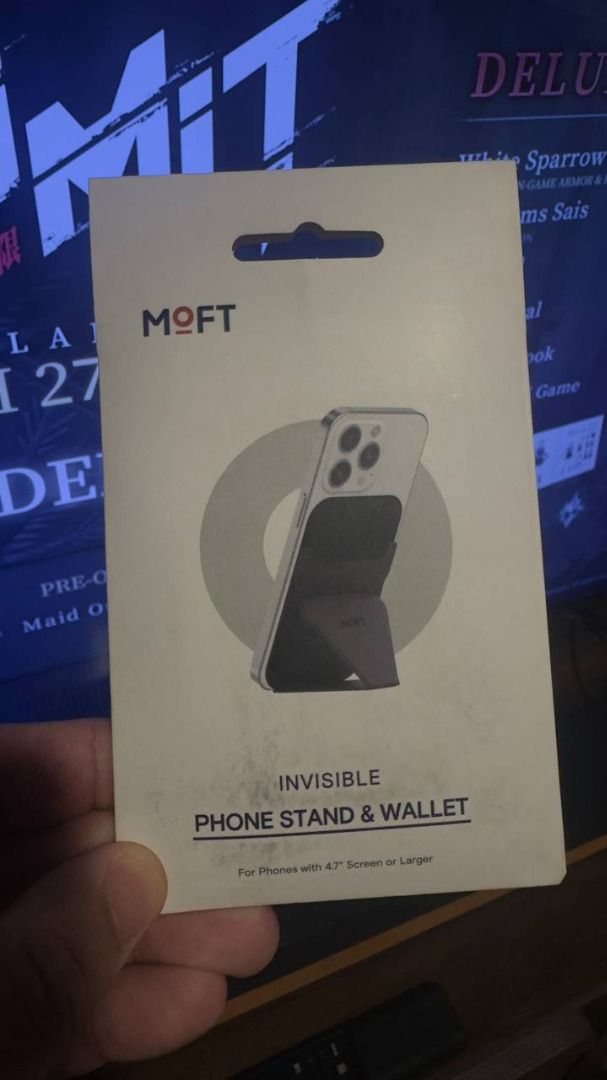 Moft - ADHESIVE Phone Stand & Wallet (Category: Mounts & Holders) located in Quezon City. Submitted by sinicopoito (Listing ID 1360269747, Image 1). Description: .