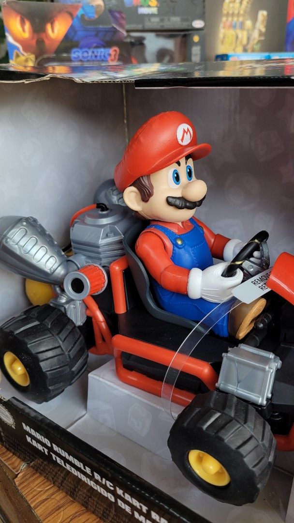 Nintendo The Super Mario Bros. Movie Rumble R/C Kart Racer, Hobbies ...