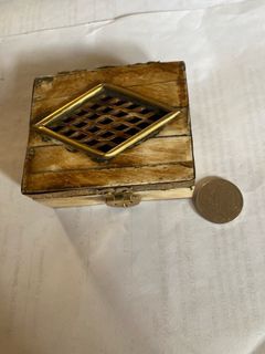 Old bone jewelry box