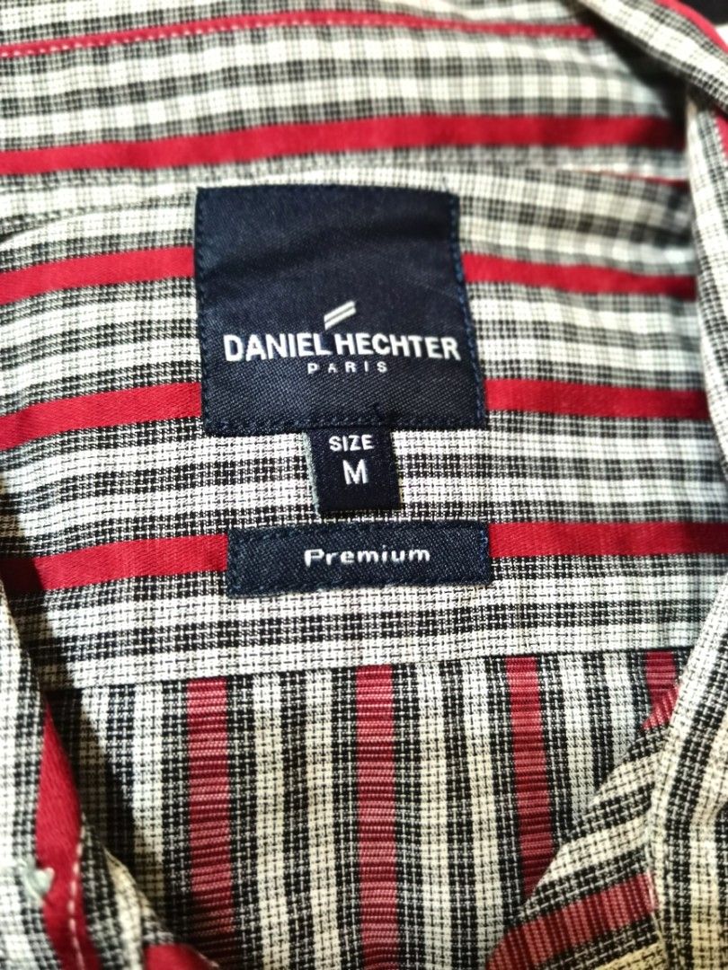 Premium Brand Daniel Hechter Paris Striped Polo (Category: Tshirts & Polo Shirts ) located in Quezon City. Submitted by ps.thriftopia (Listing ID 1360267105, Image 2). Description: High end brand from Paris. Steal price. Good condition no issues, high quality vintage ang appeal ng polo. Need lang i-plantsa good as new na RFS: Decluttering, di na nagagamit.