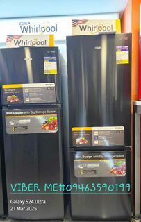 PROMO SALE🤩  WHIRLPOOL REF TWO DOOR NO FROST INVERTER WHIRLPOOL BOTTOM FREEZER REF BRANDNEW AND SEALED