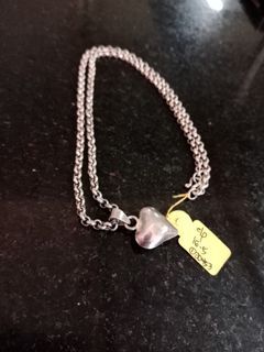 S925 necklace with heart pendant