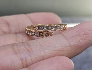 Serpentine Crystals Rings