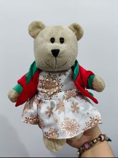 Starbucks 2017 Christmas Bearista Girl plushie toy stuffed toy