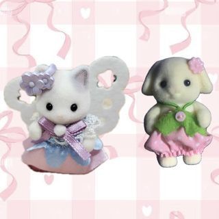 Strawberry Ciel Flora Rabbit Fairy Latte Cat Toddler Toys Sylvanian Families Calico Critters