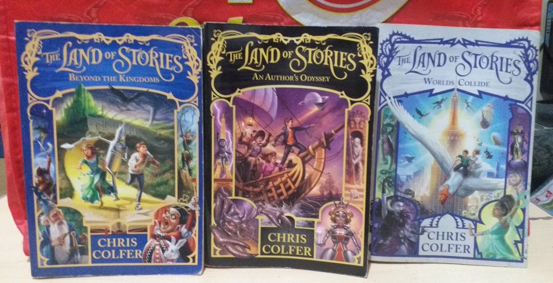 THE LAND OF STORIES (COMPLETE SERIES) (Category: Storybooks) located in Manila. Submitted by eda__ (Listing ID 1360228551, Image 2). Description: -willing to sell individual books, 300 a piece -follows twins Alex and Conner as they finds themselves in the world of fairytales. Still grieving the lost of their father who flourished in telling these same tales, they now have to survive a whole new world that seems strangely familiar and calls to the