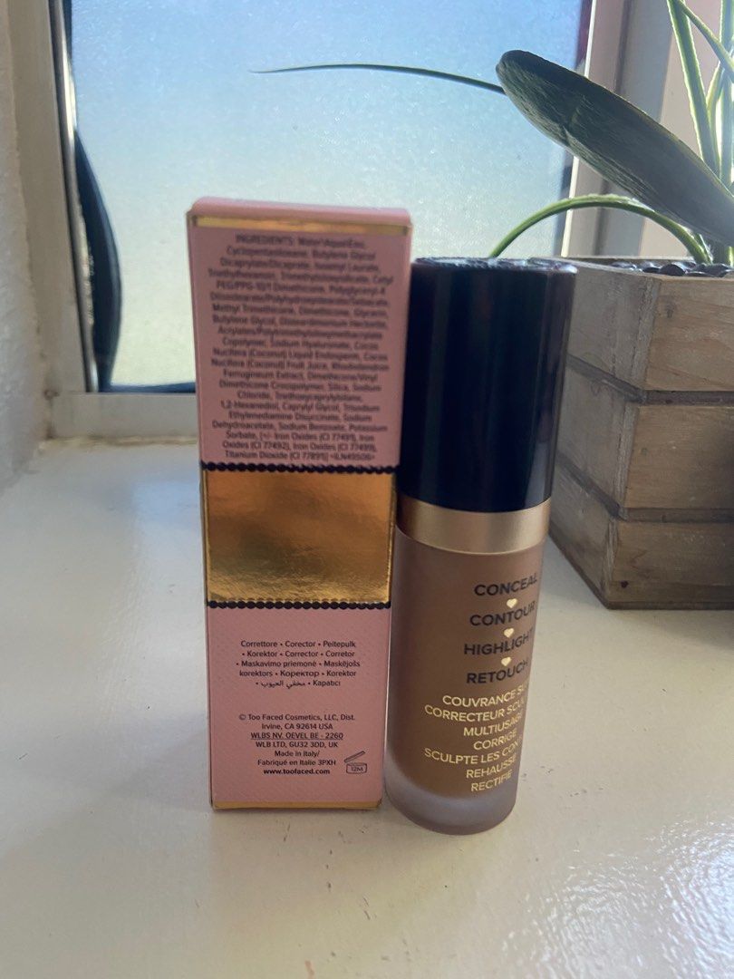 Two Faced Born This Way Multi-Use Sculpting Concealer (Honey) (Category: Makeup) located in Imus. Submitted by hello.declutter.ph (Listing ID 1360385383, Image 2). Description: Shade: Honey Bought from Ulta US / Arriving in April RFS: Wrong shade for contour.