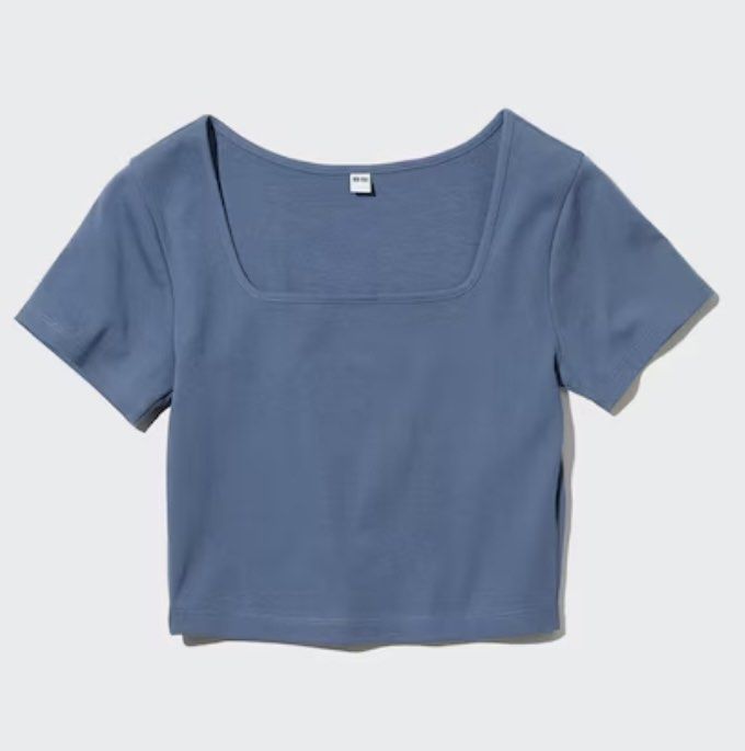 Uniqlo Tops (Category: Shirts) located in Magalang. Submitted by faye_wardrobe (Listing ID 1360235338, Image 3). Description: Selling as pack for ₱300 Uniqlo Pokemon UT Tee in Size 130 Uniqlo Square Neck Top in Size S 10/10 condition both items.