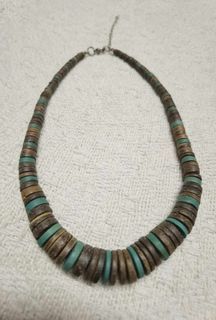 Wooden Statement  Necklace