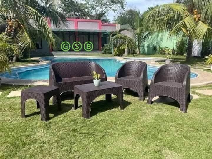 🌹ZOOEY MODERN RATTAN SALA SET🌹 (Category: Tables & Sets) located in Manila. Submitted by dolorchris69891 (Listing ID 1360222745, Image 2). Description: 🌹ZOOEY MODERN RATTAN SALA SET🌹 💜1 DOUBLE CHAIR 💜2 SINGLE CHAIR 💜1 CENTER TABLE 💜1 SIDE TABLE 💫PRICE 11,500 💥MAGANDA PO ACTUAL,MALAKI AT MATIBAY.