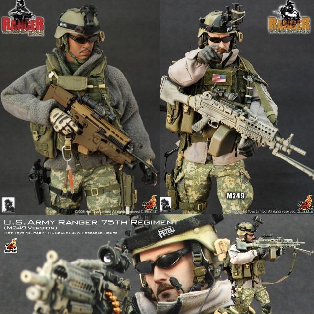 1/6 Scale Hot Toys Military_US Army Ranger - U.S. Army Ranger 75th ...