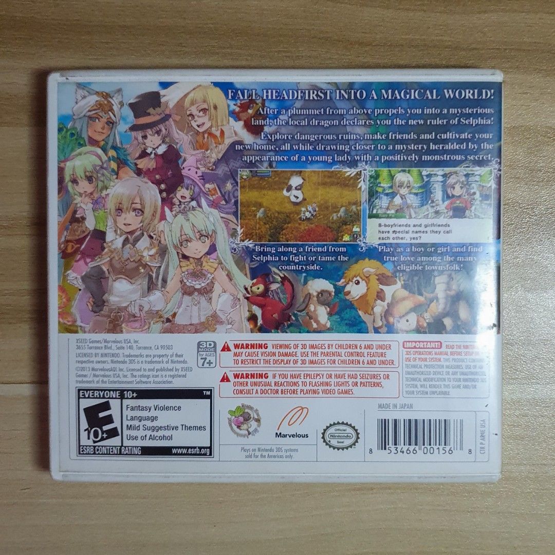 3DS - Rune Factory 4 (Category: Nintendo) located in Manila. Submitted by rxxn1 (Listing ID 1360395289, Image 2). Description: 📌Price + SF 📌Price is negotiable 📌payment first – Gcash 📌No return, No refund, No exchange.
