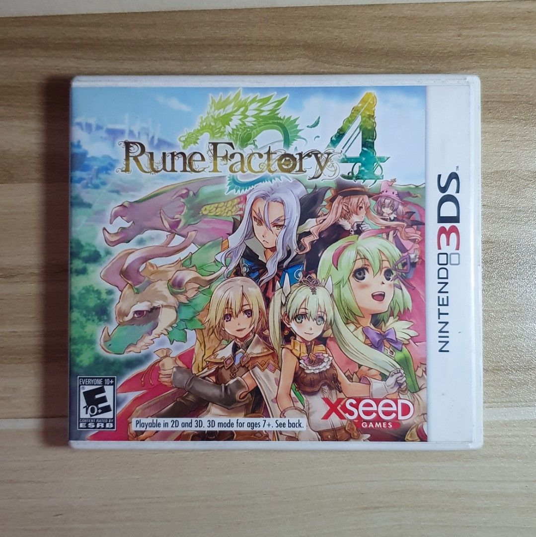 3DS - Rune Factory 4 (Category: Nintendo) located in Manila. Submitted by rxxn1 (Listing ID 1360395289, Image 1). Description: 📌Price + SF 📌Price is negotiable 📌payment first – Gcash 📌No return, No refund, No exchange.
