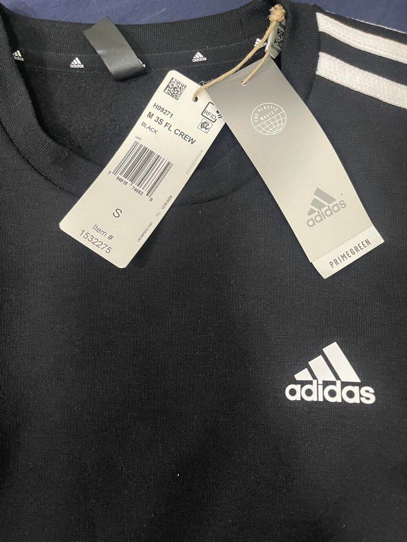 Adidas Sweater / Sweatshirt (Unisex) (Category: Coats, Jackets and Outerwear) located in Makati City. Submitted by dcnhsr (Listing ID 1360537176, Image 1). Description: - Brand new (bought from Canada through Pasabuy) - Unisex - Small (Girls) - Extra Small (Boys) - RFS: Wrong size • Buyer will shoulder the shipping fee.