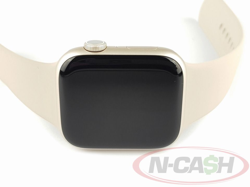 Apple Watch Series 8 45mm (Category: Luxury Watches) located in Makati City. Submitted by luxury_by_ncash_2 (Listing ID 1360463472, Image 2). Description: N-Cash Pawnshop "Instant Cash for Bags, Watches, Cars, and Electronics" https://www.ncash-pawnshop-philippines.com/ Apple Watch Series 8 45mm Starlight MNP23ZP/A Appearance is 9.8 out of 10. Perfect working condition. Unit comes with sport band, USB-C magnetic charging cable, manual and box. No