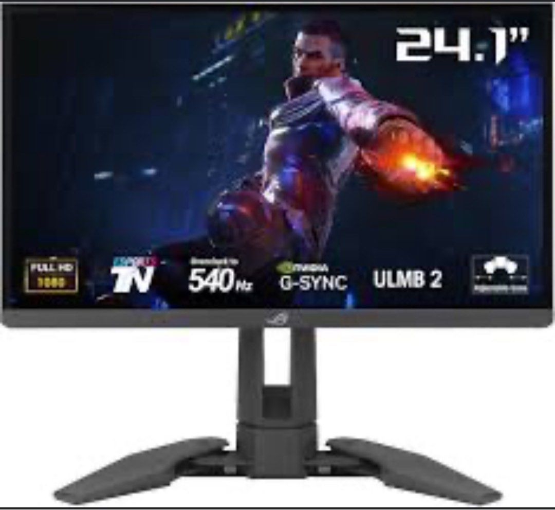 Asus ROG PG248QP 540hz 24” (Category: Monitor Screens) located in Manila. Submitted by marcligon313080 (Listing ID 1360562688, Image 2). Description: Original Price 65k Used for a month only 10/10 condition No defects.
