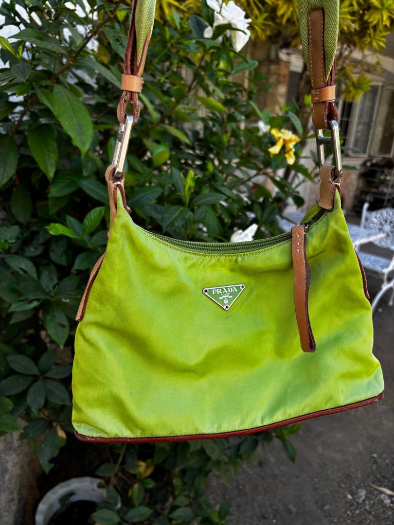 Authentic prada shoulder bag small (Category: Luxury Bags & Wallets) located in Paranaque City. Submitted by dheng07 (Listing ID 1360407054, Image 3). Description: In good condition, no major flaws not faded. Guaranteed authentic!!! .