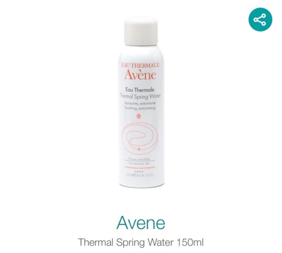 Avene Thermal Spring Water 150ml (Category: Face Care) located in Manila. Submitted by lessentiel.ph (Listing ID 1360533769, Image 1). Description: .