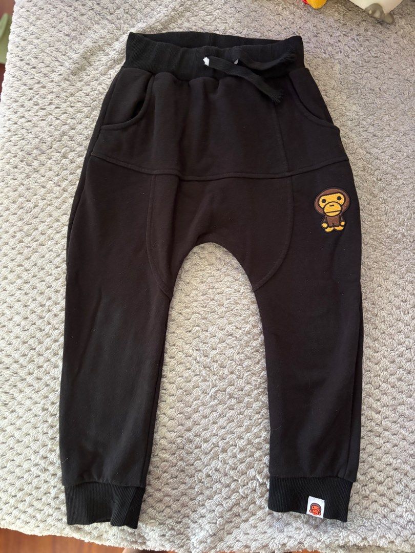 Bape pants for 5 years old (Category: Babies & Kids Fashion) located in Quezon City. Submitted by _mgnmn (Listing ID 1360396779, Image 2). Description: Almost new condition.