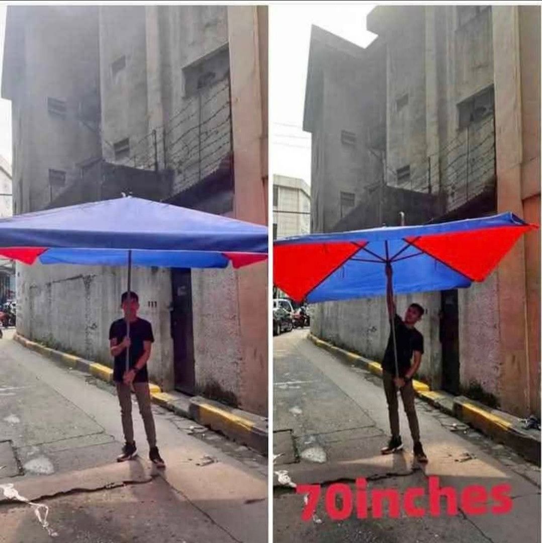 Big umbrella (Category: Umbrellas) located in Manila. Submitted by asstditems (Listing ID 1360531807, Image 1). Description: 70inches 1600 60inches 1400.
