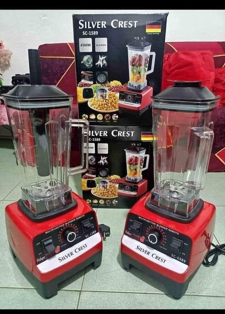 Blender (Category: Juicers, Blenders & Grinders) located in Manila. Submitted by redonline (Listing ID 1360411651, Image 3). Description: Blender(Silver Crest) ₱850 ON HAND BRAND NEW Mode of Payment: Gcash,COD Same day delivery + Delivery Fee.