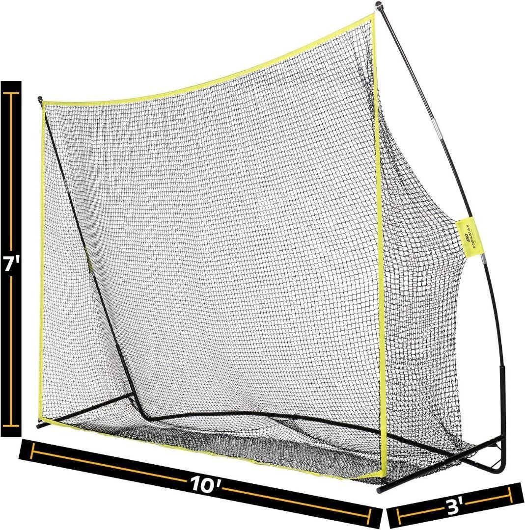 PodiuMax 10x7ft Golf Hitting Net | Driving Range for Backyard & Indoor ...
