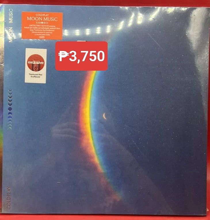 Coldplay - Moon Music vinyl (Category: Vinyls) located in Manila. Submitted by ramonrobin.cruz (Listing ID 1360523737, Image 1). Description: Coldplay - Moon Music vinyl target exclusive = ₱3,750 Brand new sealed made in USA.