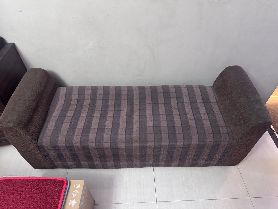 Couch 2-3 seater (Category: Sofas) located in Mandaluyong City. Submitted by lizdm (Listing ID 1360562429, Image 1). Description: As is. Last price posted. Mandaluyong pick up area. GCASH OR BANK TRANSFER ONLY. BDO/BPI.