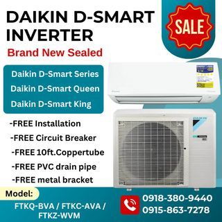 Daikin D-Smart Inverter Split Type Aircon