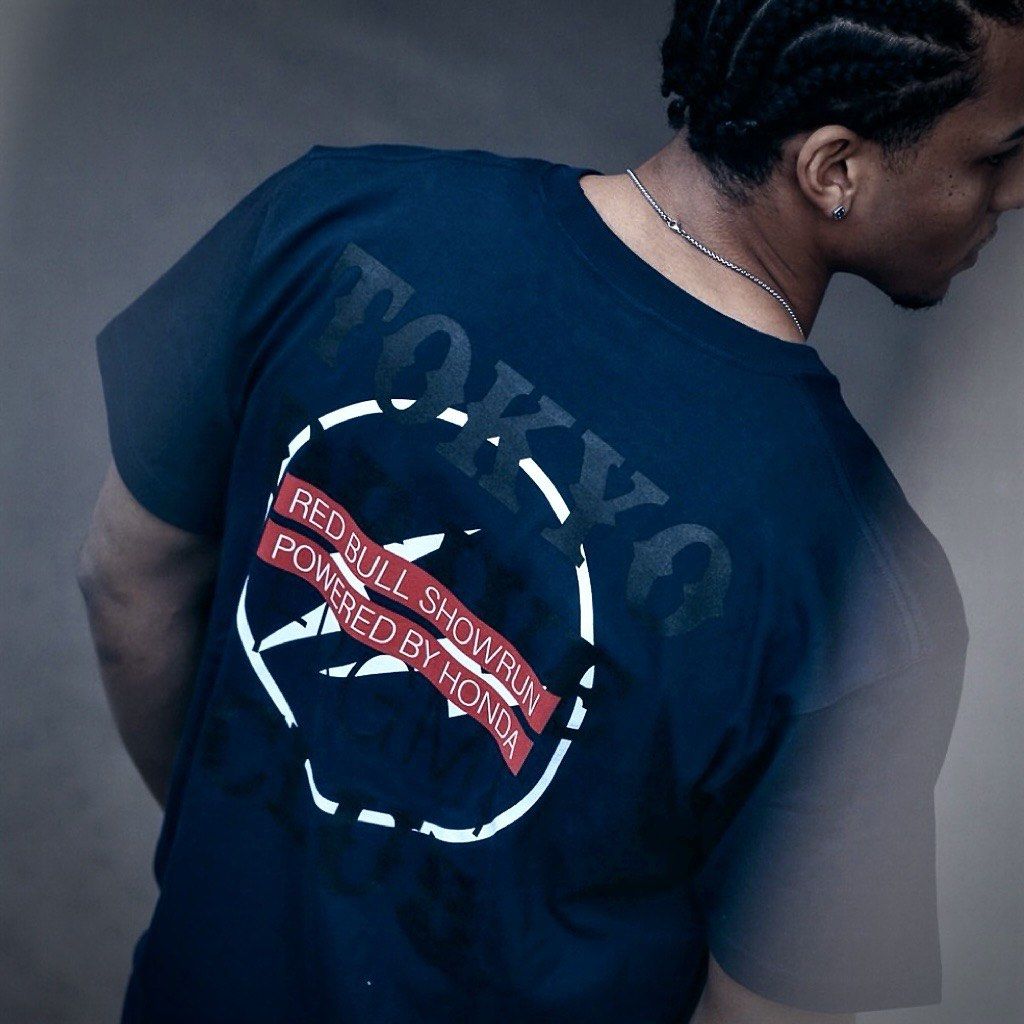 FRAGMENT Red Bull TokyoDriveCarClub Tシャツ Red Bull x HONDA x fragment design x TokyoDrive
