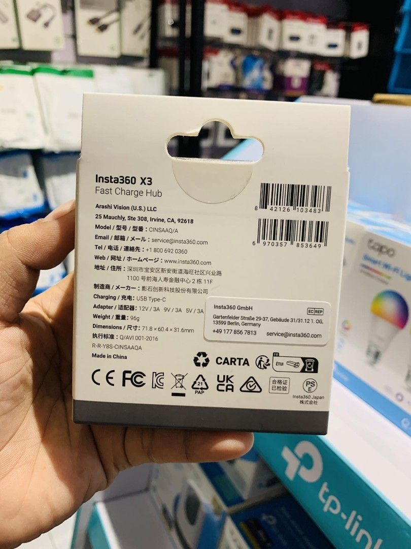 Insta360 X3 Fast Charge Hub (Category: Camera Bags & Carriers) located in Makati City. Submitted by slaccessoriesshop (Listing ID 1360443450, Image 3). Description: Insta360 X3 Fast Charge Hub 💥 ELECTRONICS, COMPUTER ACCESSORIES AND APPLIANCES 💥 All Items - Original / Brand New / Sealed We issue SALES INVOICE With WARRANTY RECEIPT With TECHNICAL SUPPORT Accepting BULK ORDERS Same Day Delivery DELIVERY - Lalamove (SameDayDelivery w/in MetroManil
