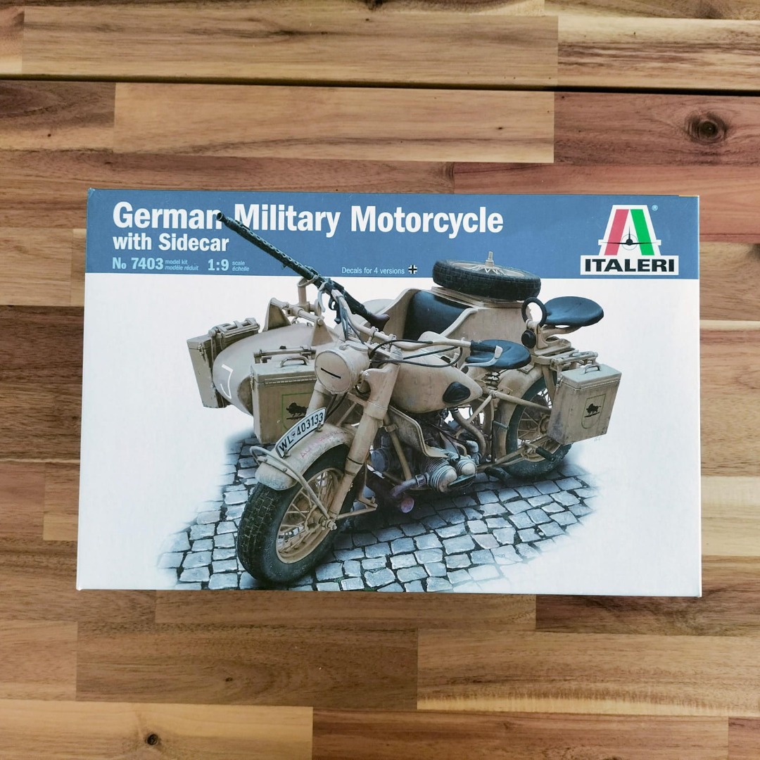 Italeri IT0315 - BMW R 75 met zijspan