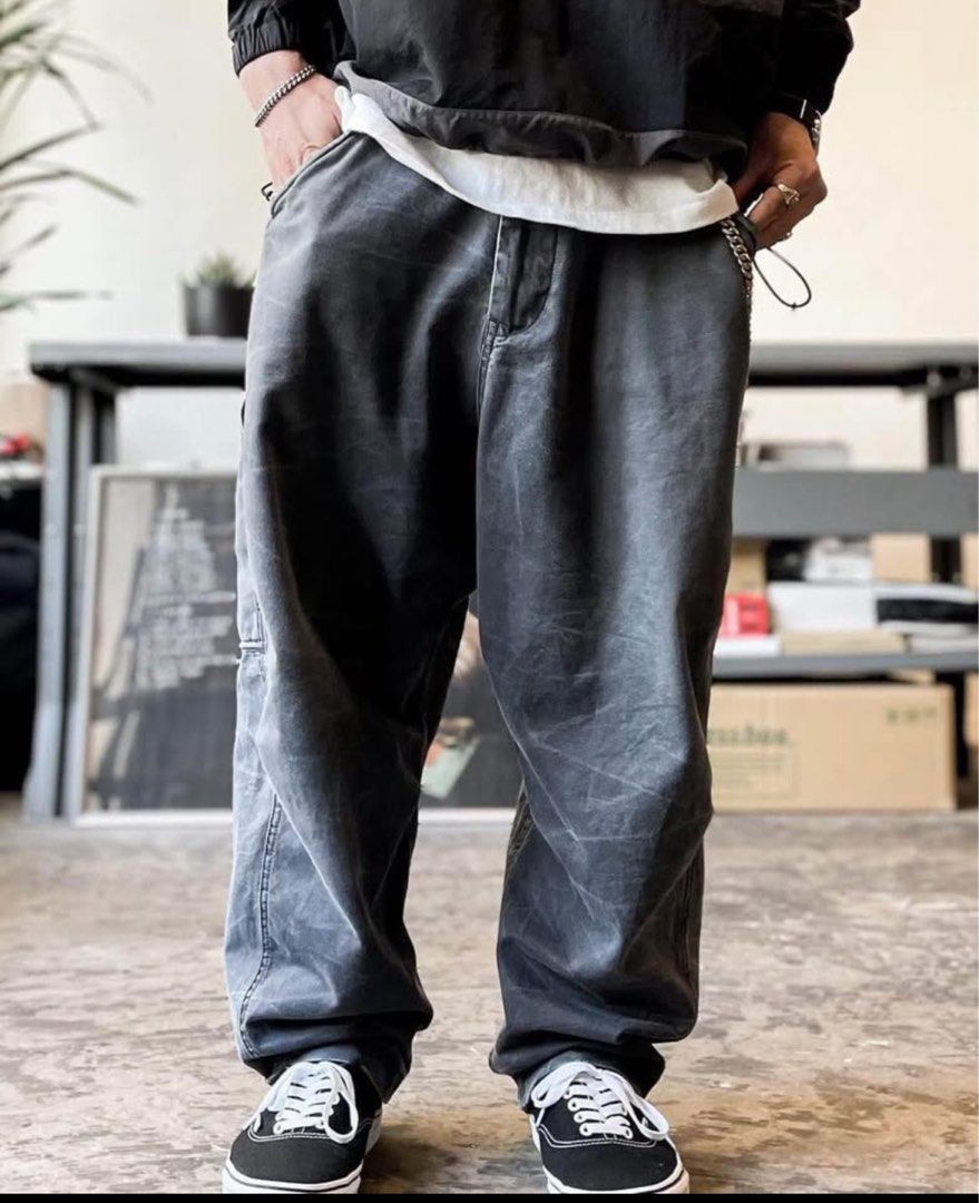 LIBERAIDERS SARROUEL CHINO PAINTER PANTS, 他的時尚, 褲子