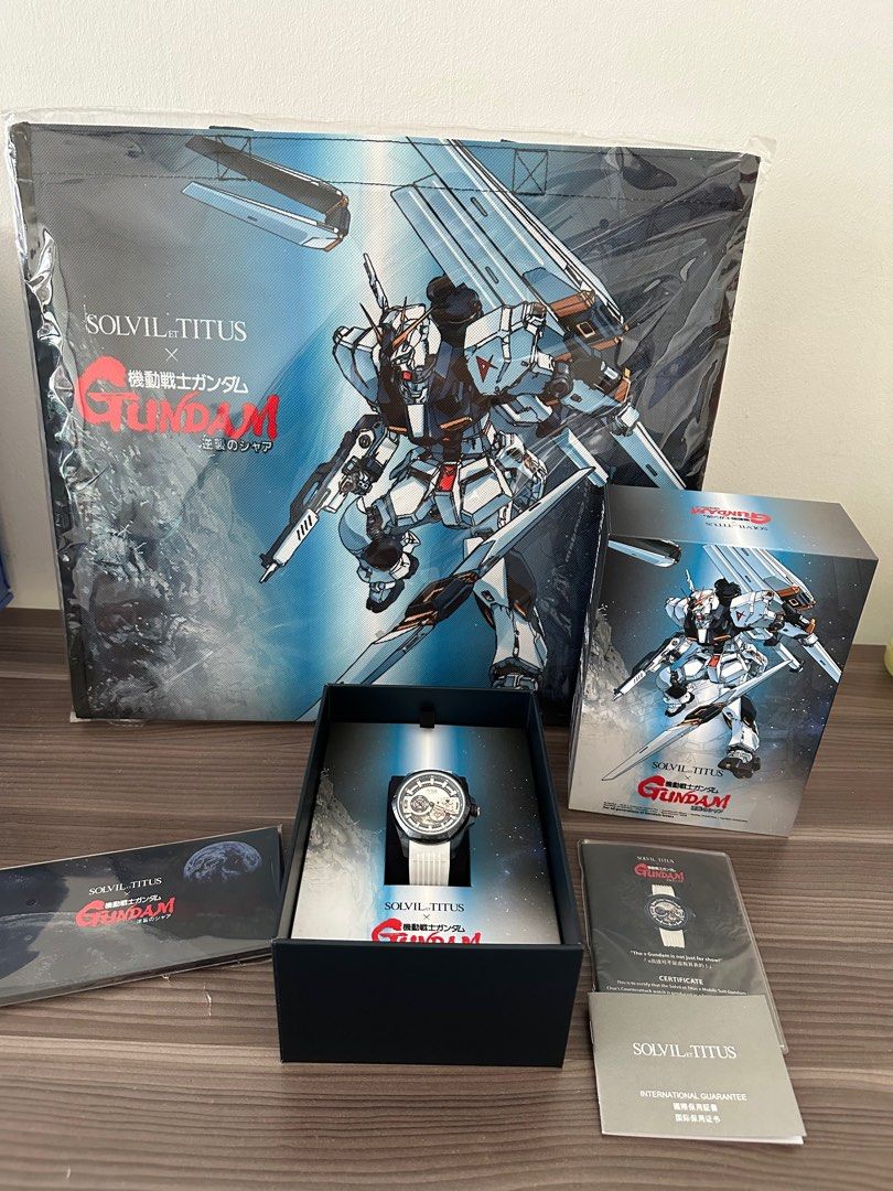 Limited edition Rare Gundam automatic watch (Category: Men's Watches) located in Singapore. Submitted by denitolow (Listing ID 1354457653, Image 2). Description: Brand New 200 pcs limited edition Local warranty from City Chain.
