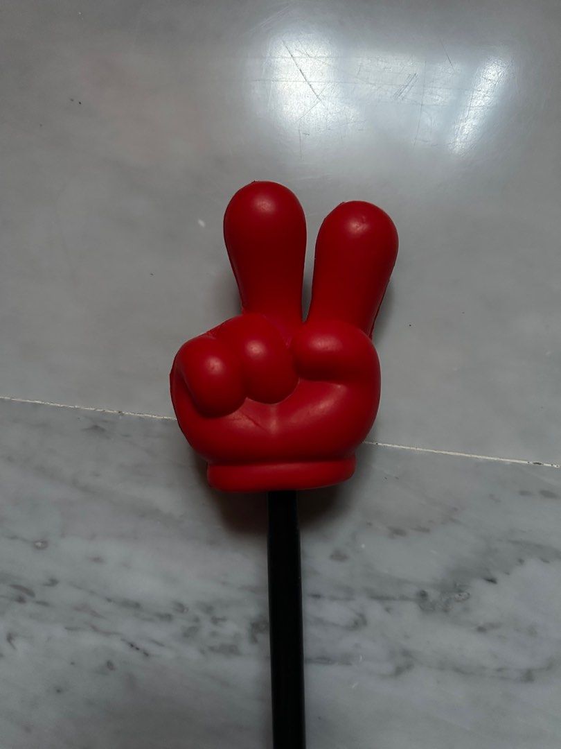 Mini hands pointer toy (Category: Kids Toys) located in Singapore. Submitted by ah_low_store (Listing ID 1360492373, Image 8). Description: Hi this mini hand toy come with 5 different gesture designs so pick your choice on any 3 for $10 a set of 3 or if you need only one then the price will be $4 thanks .