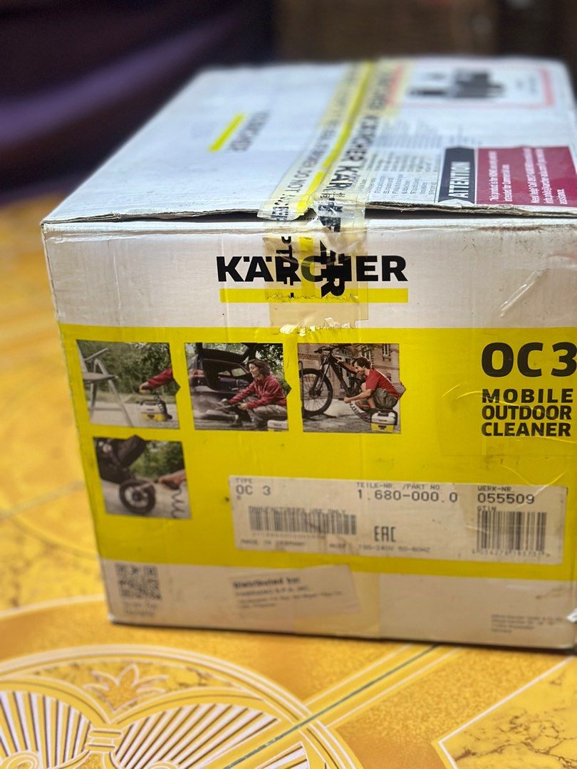 Mobile outdoor cleaner (Category: Outdoor Furniture) located in Cavite. Submitted by megspan (Listing ID 1360550387, Image 2). Description: Never been used. Tried to test lang po, SF shouldered by buyer. Location: Dasma Cavite.