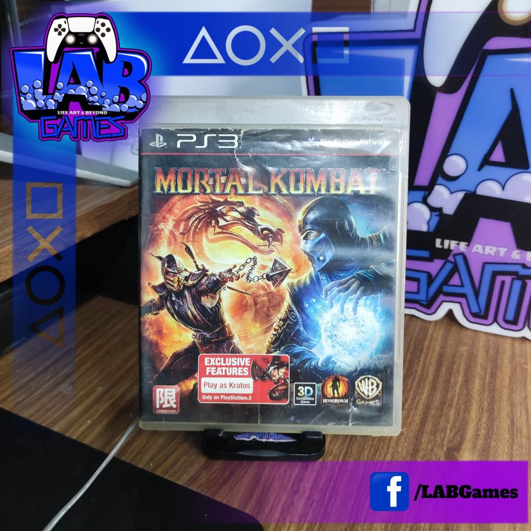Mortal Kombat (Category: PlayStation) located in Bacoor. Submitted by labgames (Listing ID 1360436794, Image 1). Description: PS3 Game 100% working No issue complete 3 days Warranty Iwas scam sa L.A.B. Games kaya nago-offer kami ng: ✓Lalamove Cash on Delivery ✓Nationwide COD/COP Shipping ✓Video call testing ng items ✓Video call upon pick up ng items.
