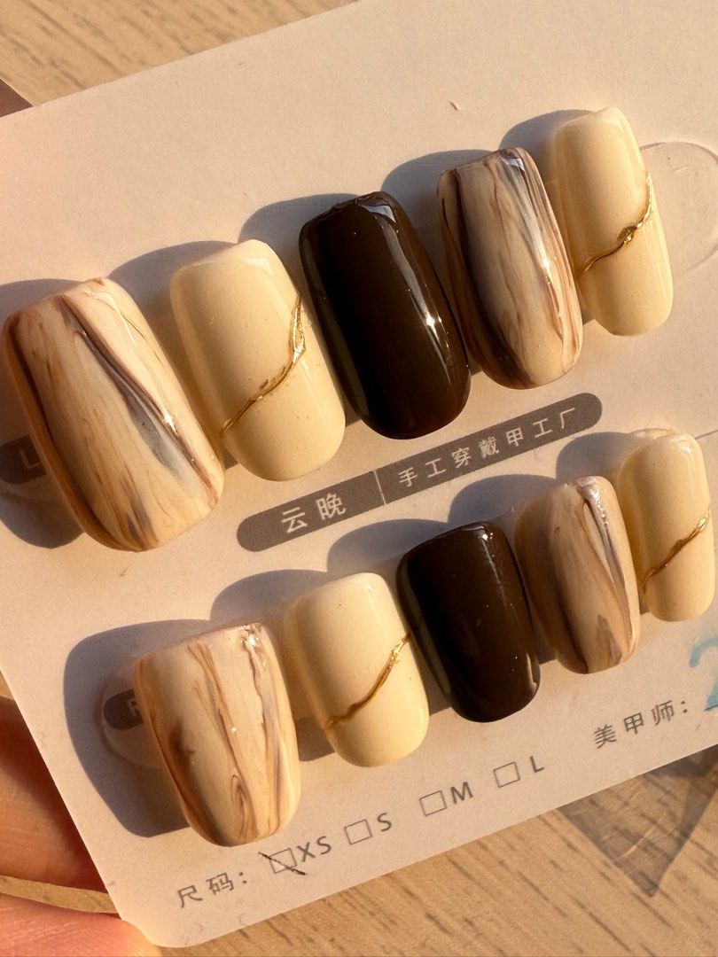 Nails set （分類：指甲美容＆其他）位於 Hong Kong。 由 jingnjning 提交（商品編號 1360467004，圖片 3）。簡介： Size S。