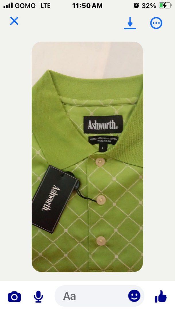 NEW Jos A. Banks shirt (Category: Tshirts & Polo Shirts ) located in Manila. Submitted by declutter4el (Listing ID 1334551365, Image 2). Description: Bought from USA size -Large Double mercerized ! Elegant ! .