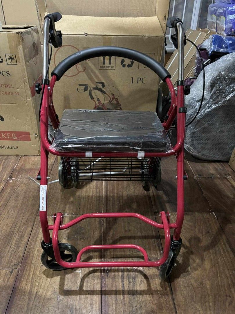 Rollator adult (Category: Braces, Support & Protection) located in Quezon City. Submitted by jesselee14kpop (Listing ID 1360396774, Image 2). Description: brandnew affordable onhand negotiable good quality and condition open for pick up and delivery high quality we also sell many medical supplies call me 09268225723 cod,gcash,bank transfer.