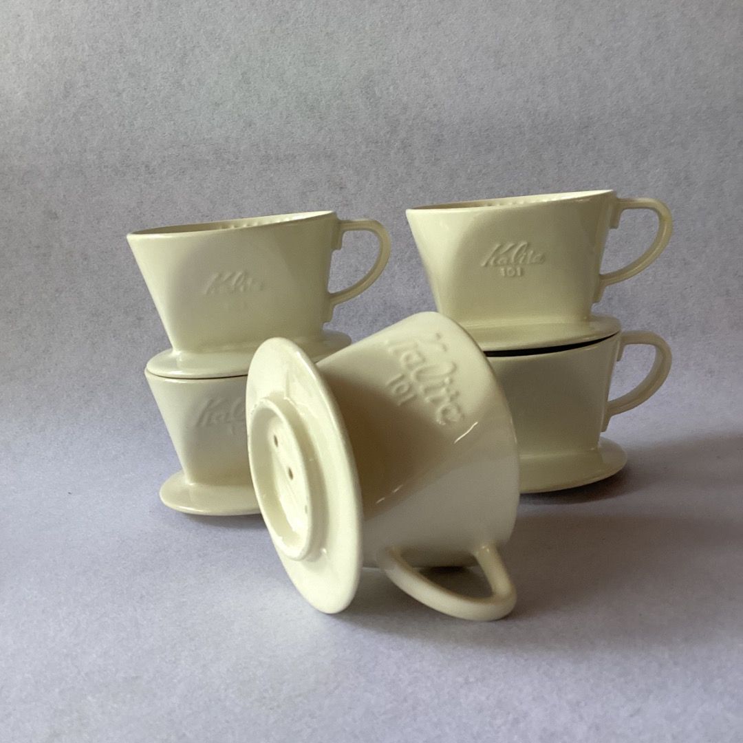 Take all 5 Kalita 101 Dripper (Category: Coffee & Tea Tableware) located in Davao. Submitted by eclectic1925 (Listing ID 1360464178, Image 3). Description: Php650 Take all 5 Kalita 101 Dripper *Last price posted *Sold as is First to pay.