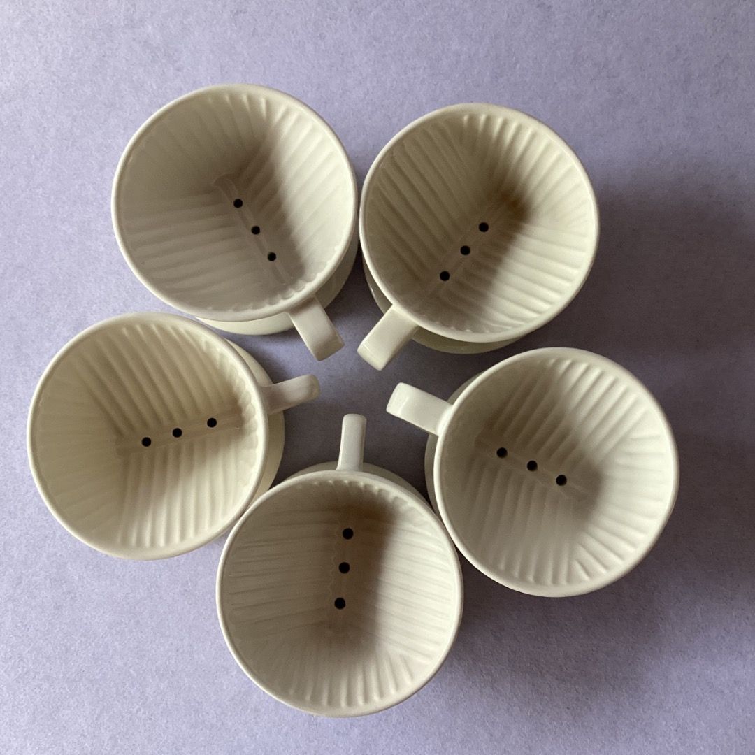 Take all 5 Kalita 101 Dripper (Category: Coffee & Tea Tableware) located in Davao. Submitted by eclectic1925 (Listing ID 1360464178, Image 2). Description: Php650 Take all 5 Kalita 101 Dripper *Last price posted *Sold as is First to pay.
