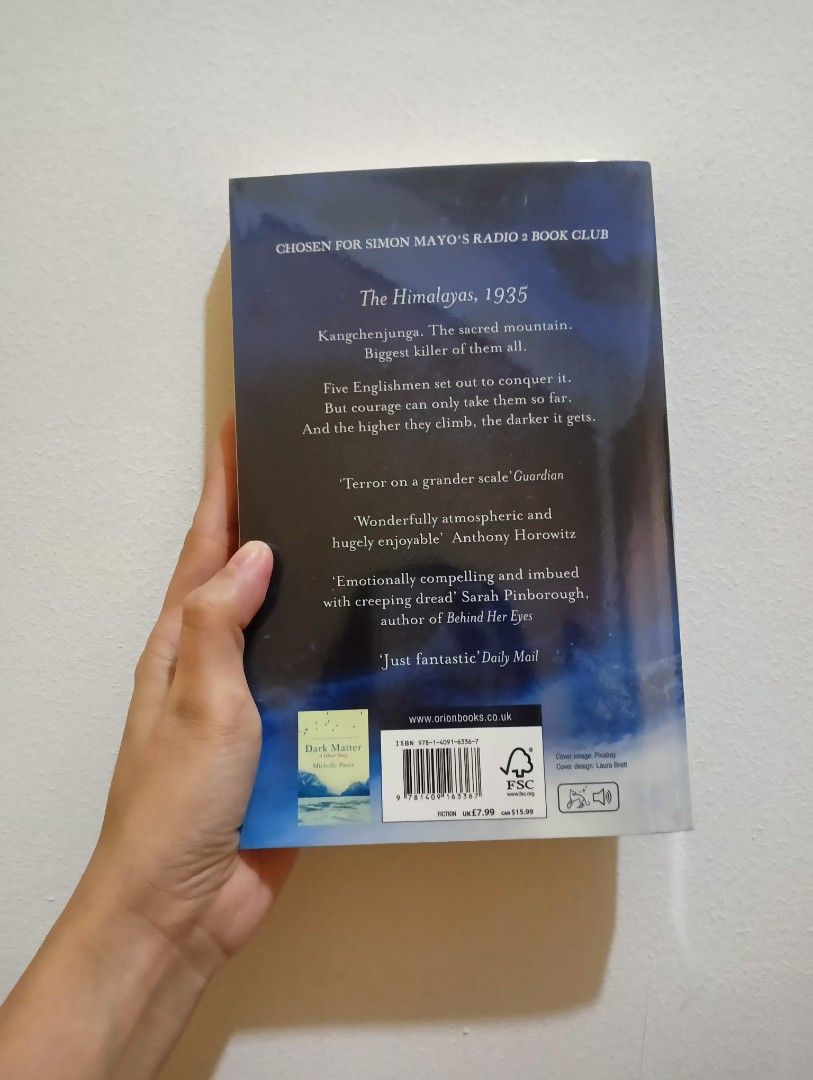 Thin Air: A Ghost Story by Michelle Paver (Category: Storybooks) located in Quezon City. Submitted by kcurbs (Listing ID 1360421857, Image 2). Description: Paperback Thin Air: A Ghost Story by Michelle Paver Genres: Horror, Thriller, Historical Fiction Bought from Big Bad Wolf. Covered in plastic cover. Location: QC MoP: Gcash or BPI.